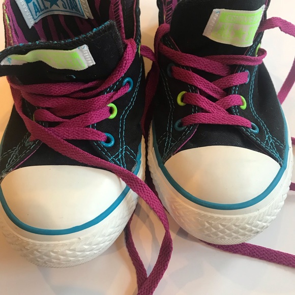 Converse All Star sz 6 (Women’s 8) Multi Tongue - Picture 3 of 6